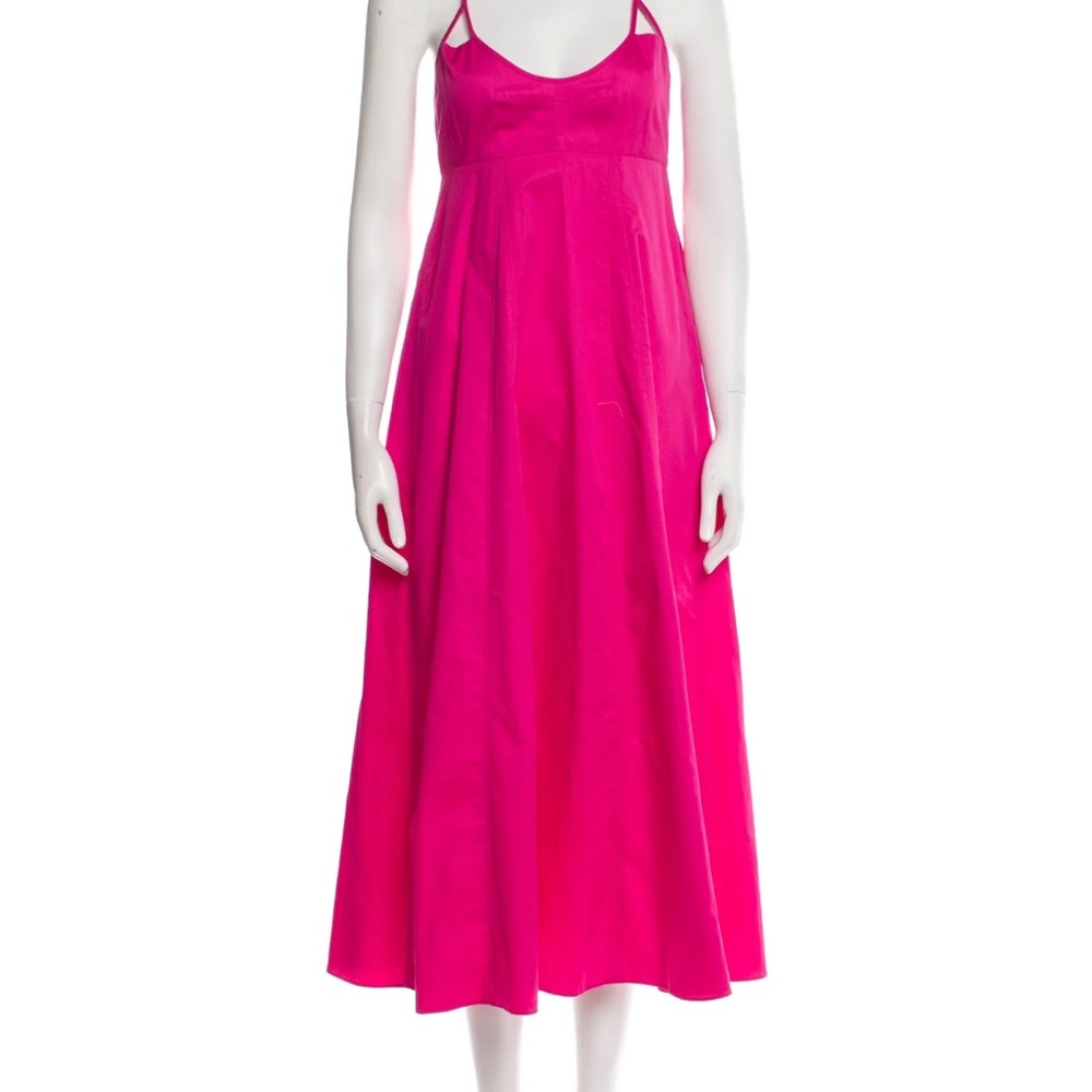 La Ligne Pink Spaghetti Strap Sundress Maxi